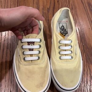 Vans low-Top Sneakers in Pale Yellow